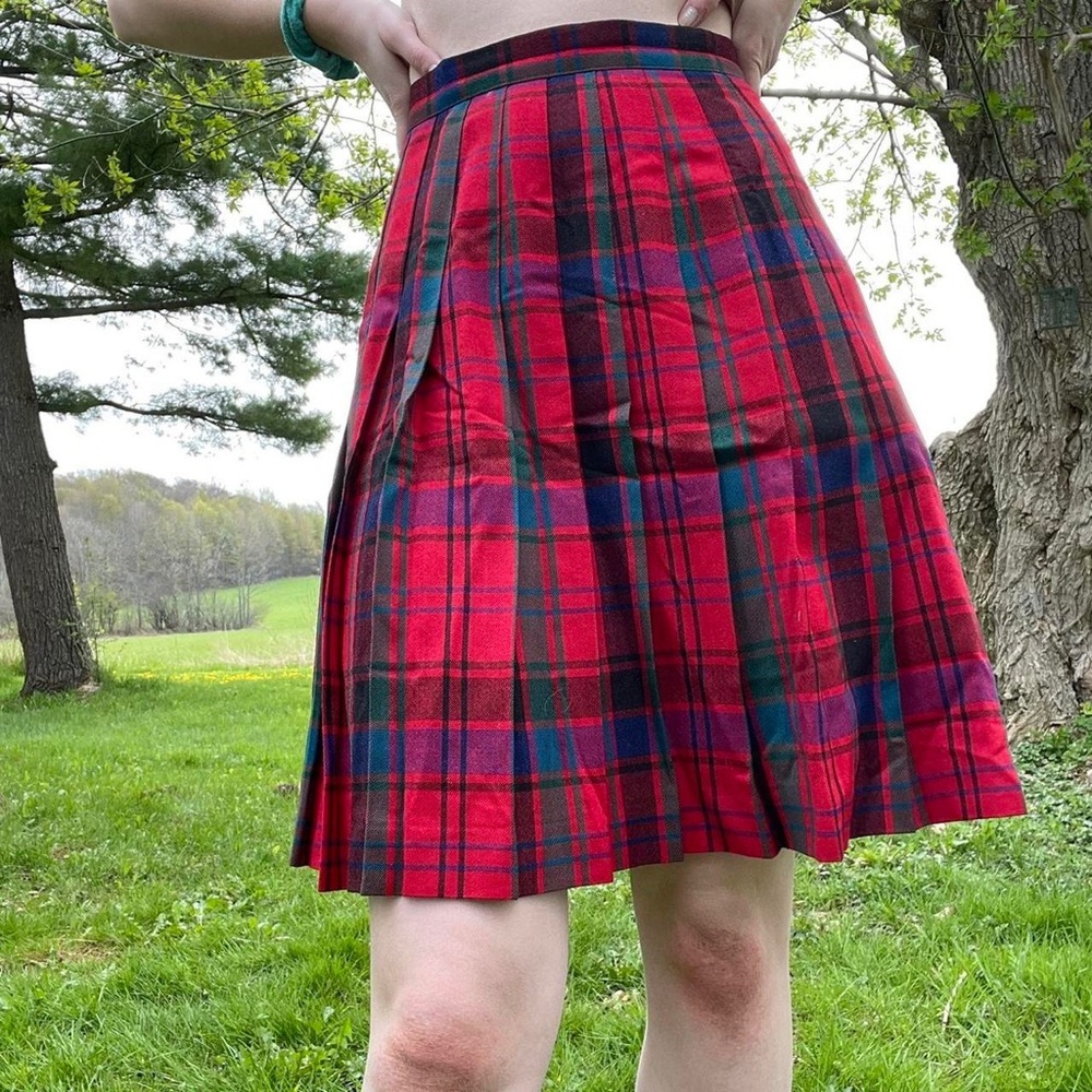 Plaid Talbots Schoolgirl Skirt